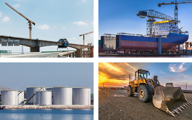 ASTM A36 steel plates used in building and structural applications