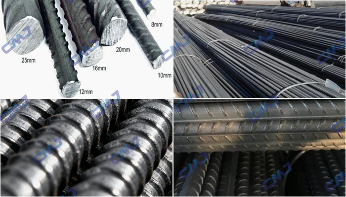 detailed photos of ASTM A615 Grade 60 steel rebar