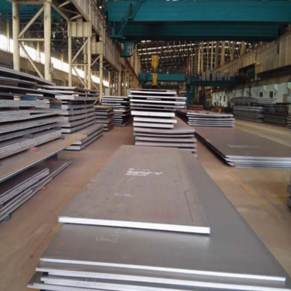Stocked hot rolled high strength steel plates for structural use