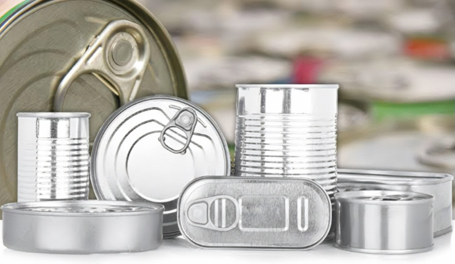 Printed tinplate used in canned food packaging