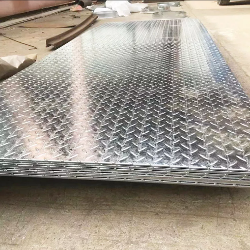 galvanized checkered plate detail