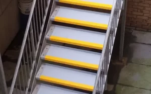 Checker Plate Stair Treads & Nosing: Thickn...