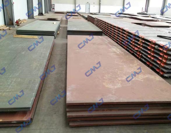 Shipbuilding steel plates stacked for delivery certified ABS LR BV DNV