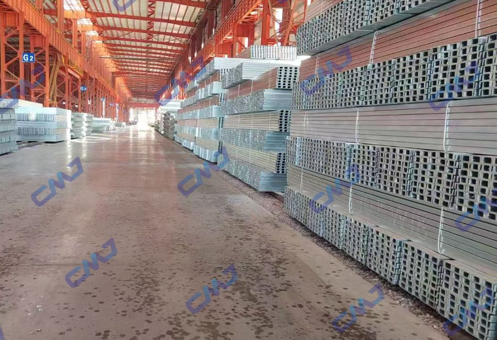 Different U Channel Steel Sizes in Warehouse