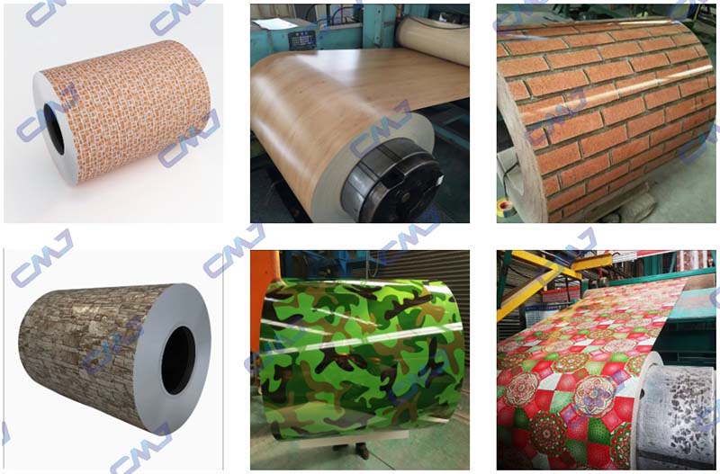 popular pattern printed PPGI steel sheet for wall decoration