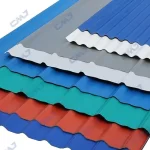 Corrugated steel sheet profile and size options for industrial applications示例产品：SECY配件/刹车片/散热片/制冷设备