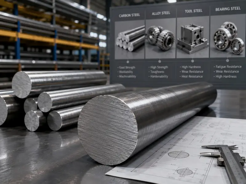 Steel Round Bar Grades: Types, Standards and Selection Guide
